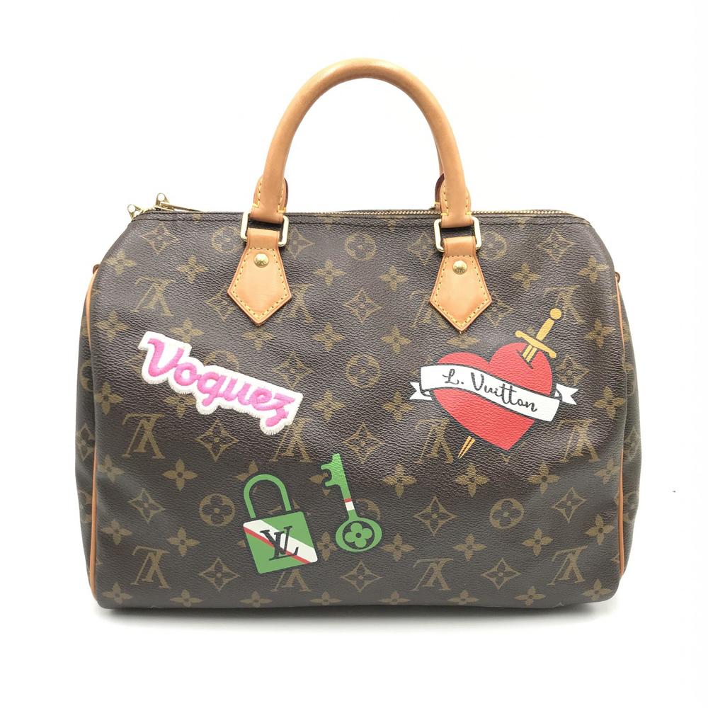 Louis Vuitton Speedy Patchwork Handbag Brown - image 2